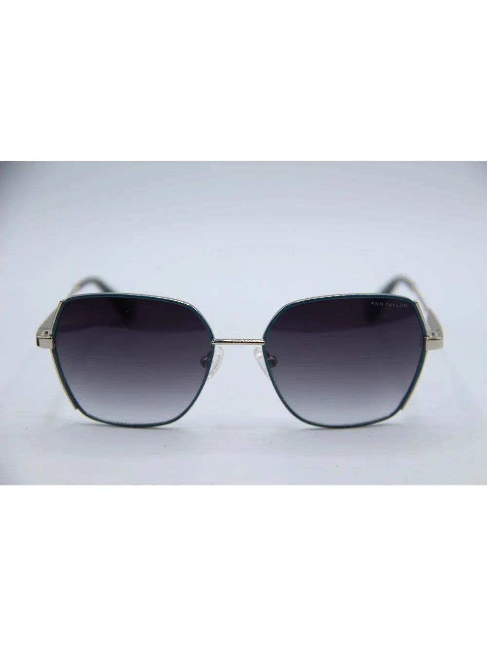 Ann Taylor Atp918 C03 Blue Silver Gradient Authentic Sunglasses 54-16